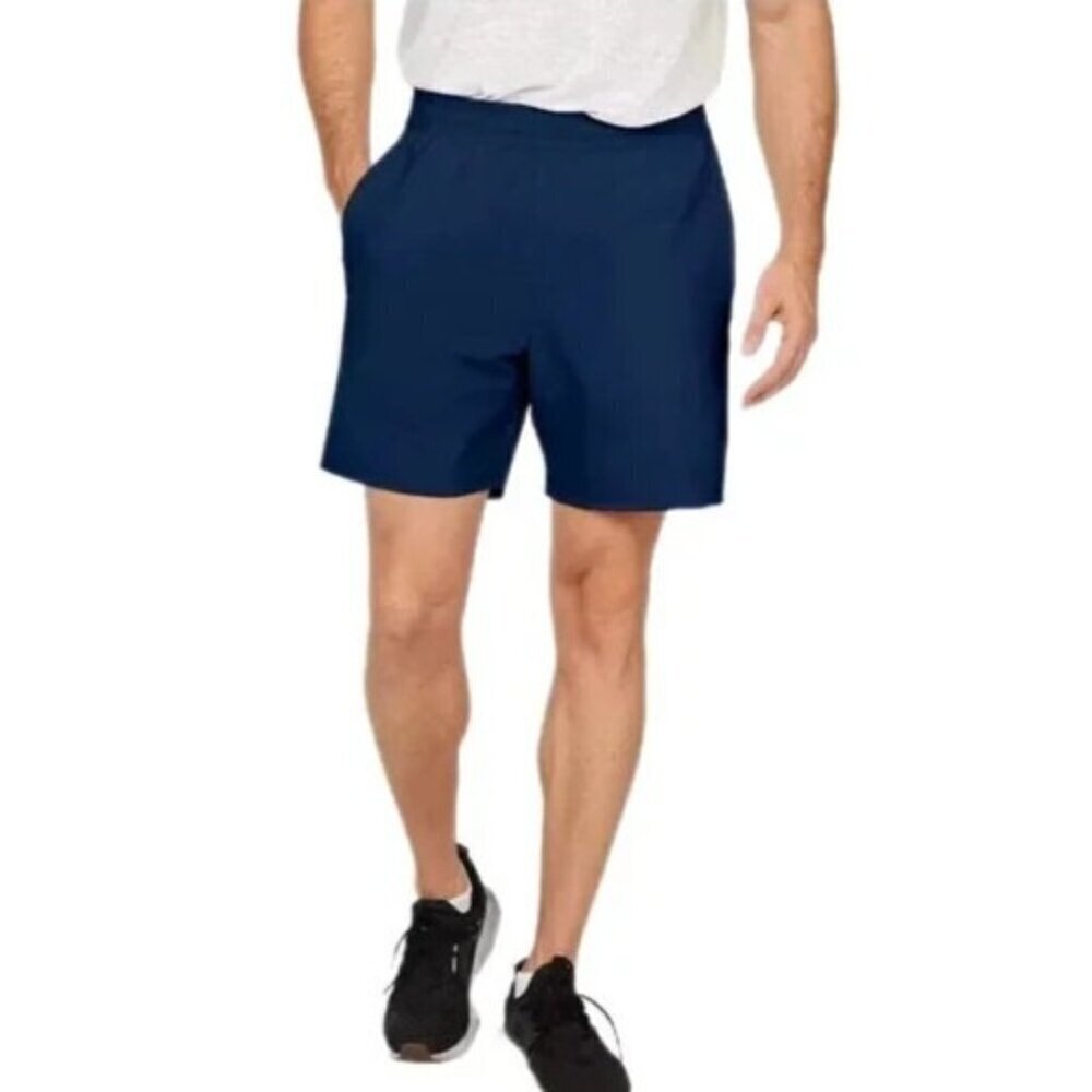 NEW Spyder Active Men's XL Blue Polyester Blend Athletic Shorts With Elastic